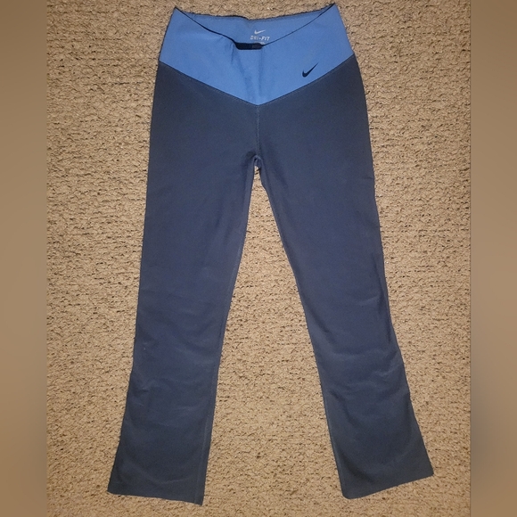 Nike Pants - WOMENS NIKE DRI-FIT WORKOUT LEGGINGS BLUE SIZE S